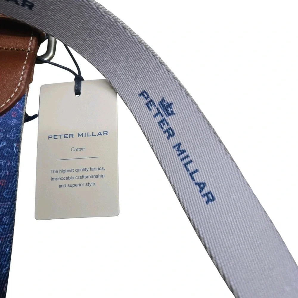 RARE Peter Millar Crown Belt Byron Nelson The‎ CJ Cup Golf Men's Size 42 USA NWT